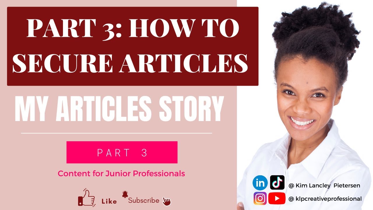 Secure Articles P3 South African Law Student I Law School I LLB South Africa I South African Lawyer