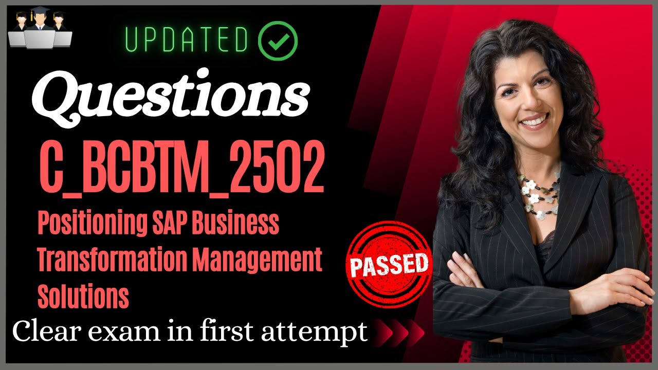 SAP C_BCBTM_2502 Certification Questions and Study Material [Latest]