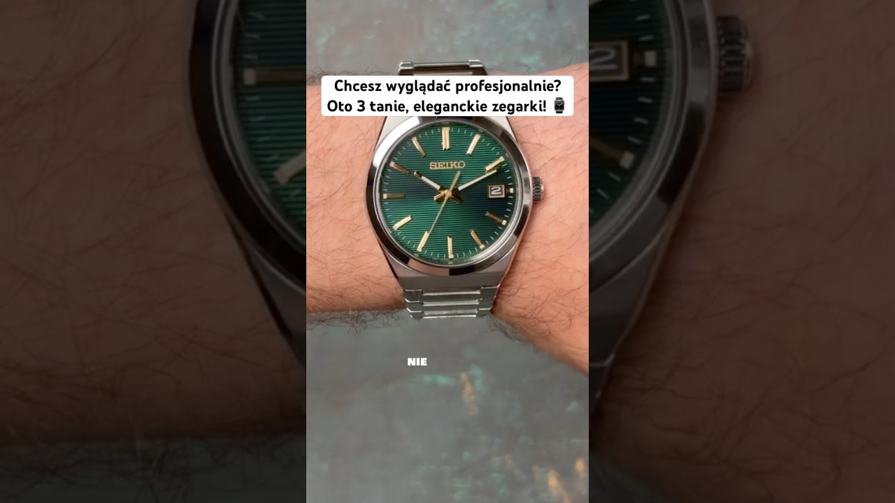 Oto 3 tanie, eleganckie zegarki! ⌚
