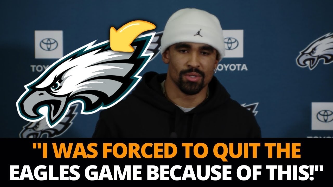 JALEN HURTS REVEALS SHOCKING REASON FOR QUITTING THE EAGLES GAME! EAGLES NEWS