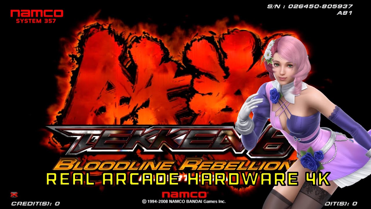 Tekken 6 Bloodline Rebellion Namco System 357 Alisa Bosconovitch 4K 60FPS