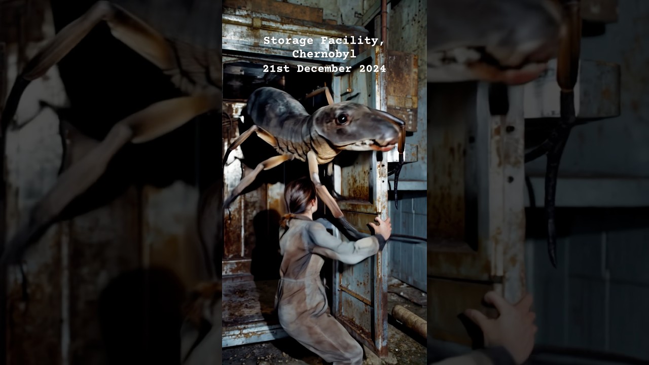 FOUND FOOTAGE: Missing Woman Taken by Freaky Spider Creature in Chernobyl! #horror #chernobyl #scary