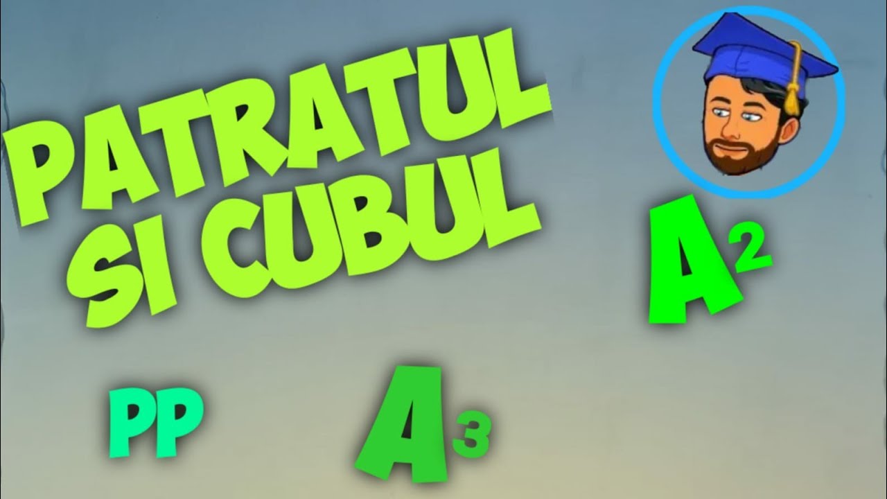 PĂTRATUL și CUBUL unui număr natural - Pătrate perfecte - Lecția 18