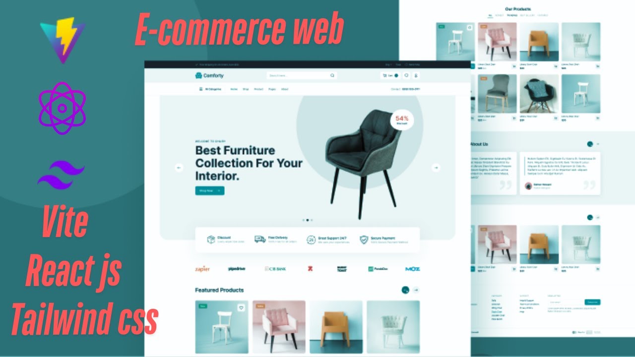 Build an E-commerce Website with React.js, Vite & Tailwind CSS