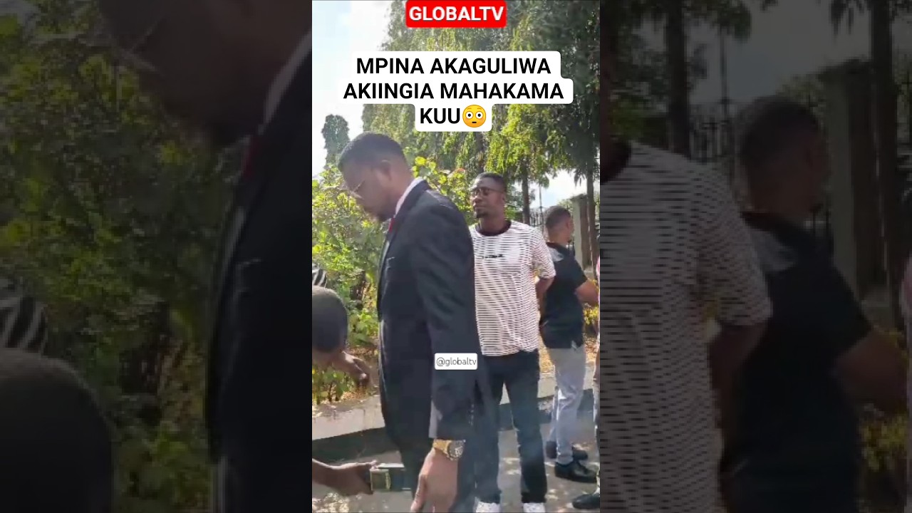 VIDEO: LUHAGA MPINA AKAGULIWA AKIINGIA MAHAKAMA KUU😳 #breaking #globaltv #chadema #shortvideo