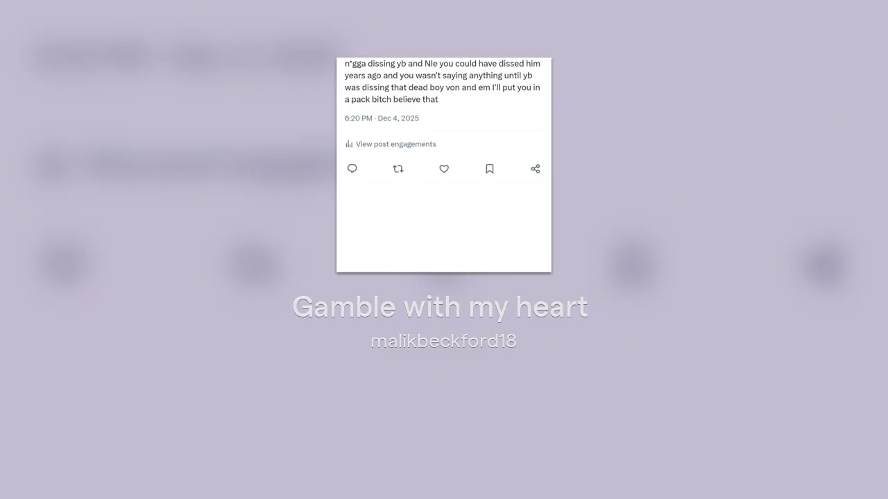 Gamble with my heart