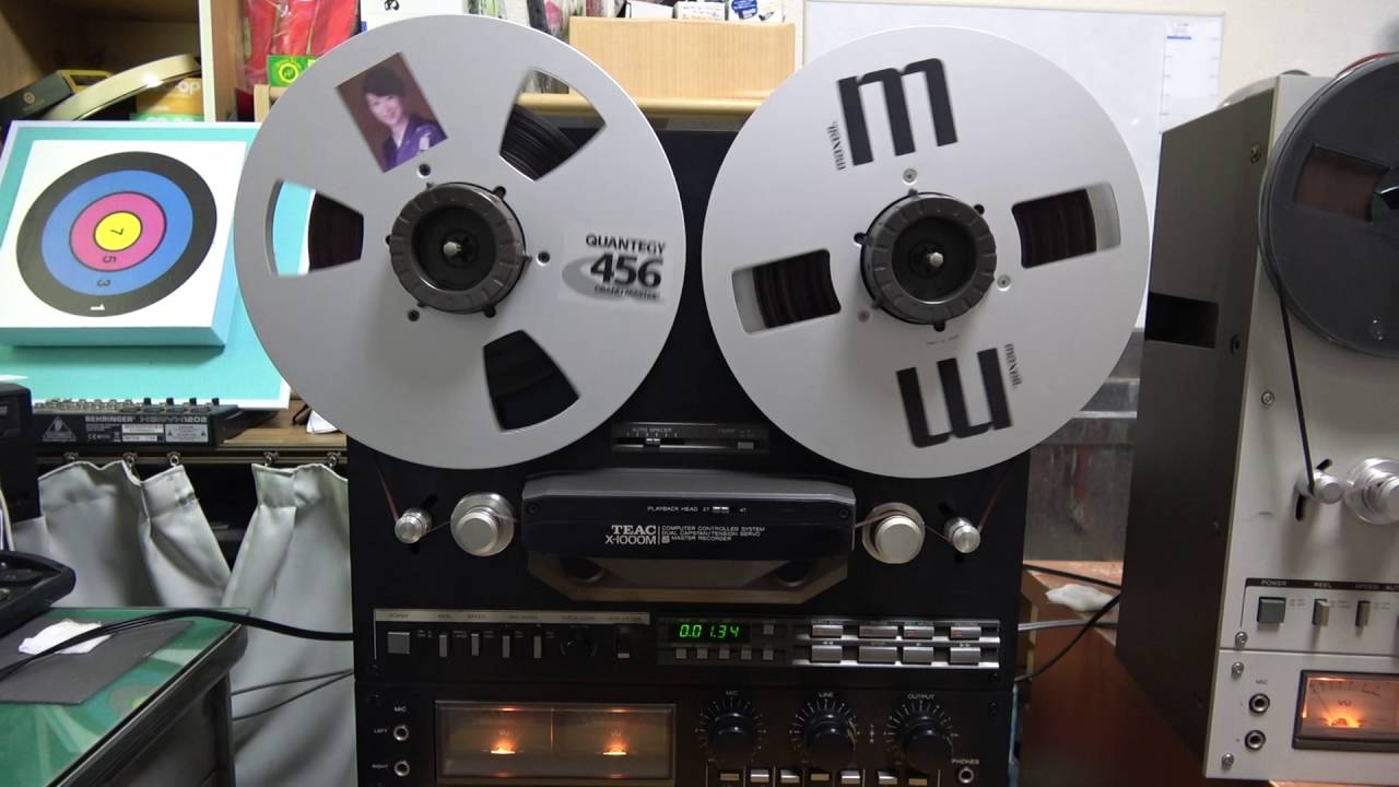 オープンリール　低回転録音テープを高回転デッキでアーカイブする方法