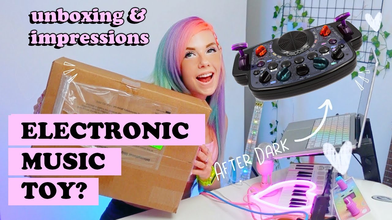 COOLEST Synth Toy Unboxing, Impressions, and Making A Beat 🌙 Blipblox After Dark