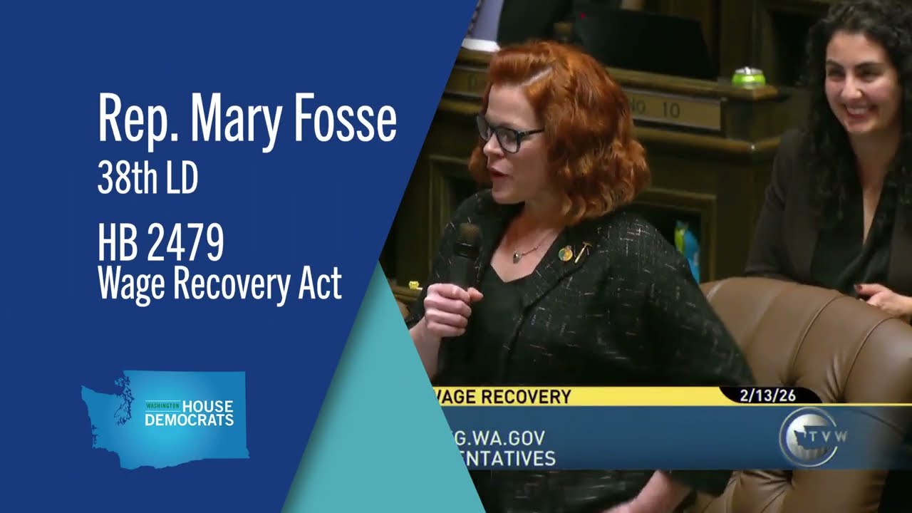 Rep. Fosse on the Wage Recovery Act
