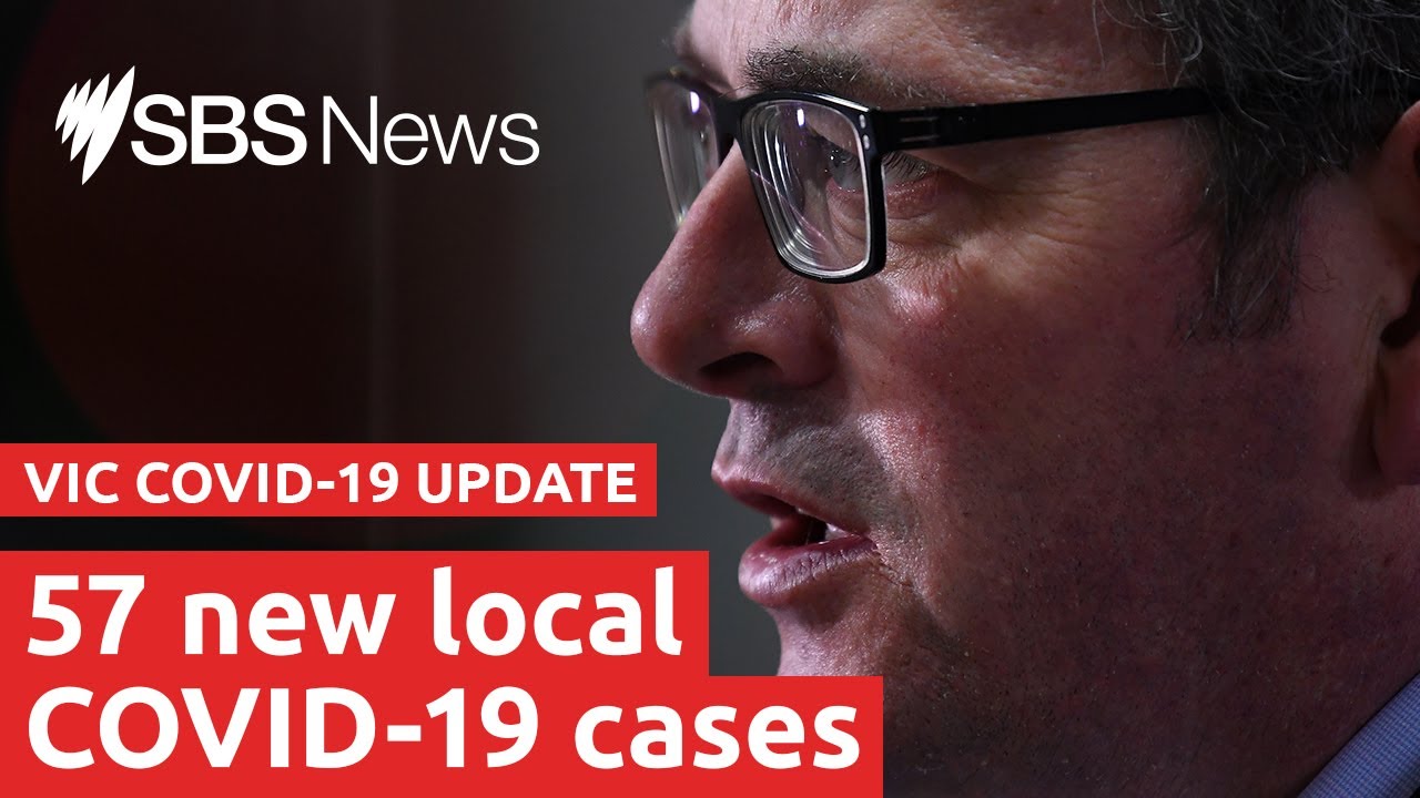 Victoria has recorded 57 new locally acquired coronavirus cases | SBS News
