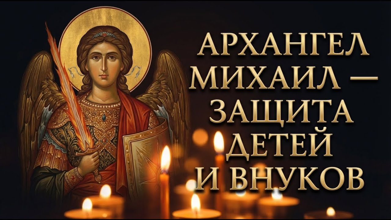 ЗАЩИТА ДЕТЯМ И ВНУКАМ ОТ 99% ОПАСНОСТЕЙ! Молитва Архангелу Михаилу Православие