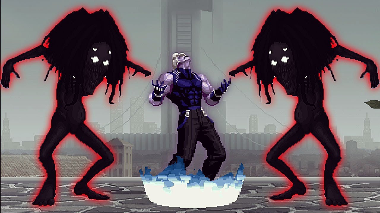 [KOF Mugen] Darkside Rugal Vs 8 Iori Yagami Team