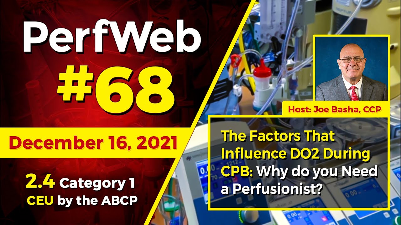 The factors that influence DO2 during CPB: Why do you need a perfusionist?