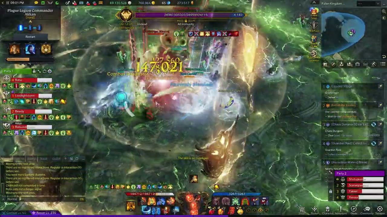 [Lost Ark] Esoteric Wardancer (1601) - Akkan HM (G1) - Jan '24