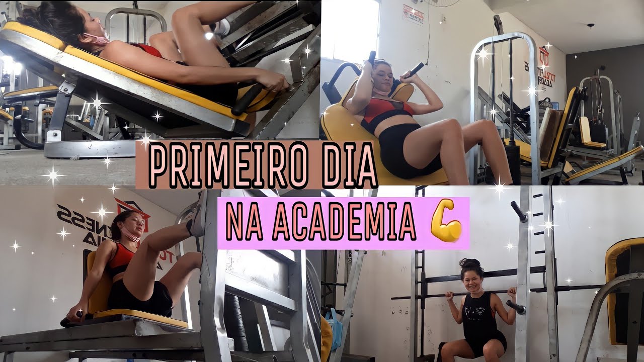 MEU PRIMEIRO DIA NA ACADEMIA //treino de perna 🏋🏻‍♀️💪Fernanda Gomes