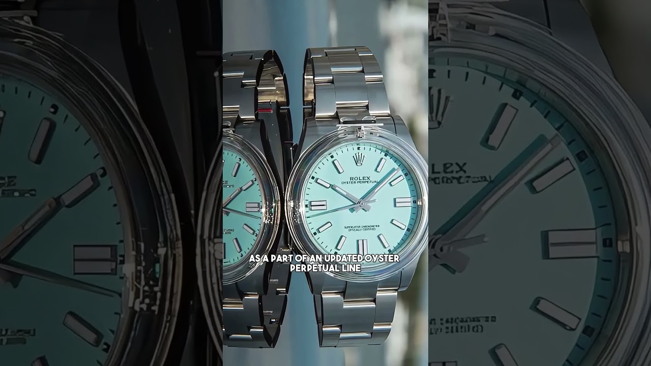 The Rolex Oyster Perpetual Tiffany Blue is a celebrity favorite..#oysterperpetual #Luxurywatches