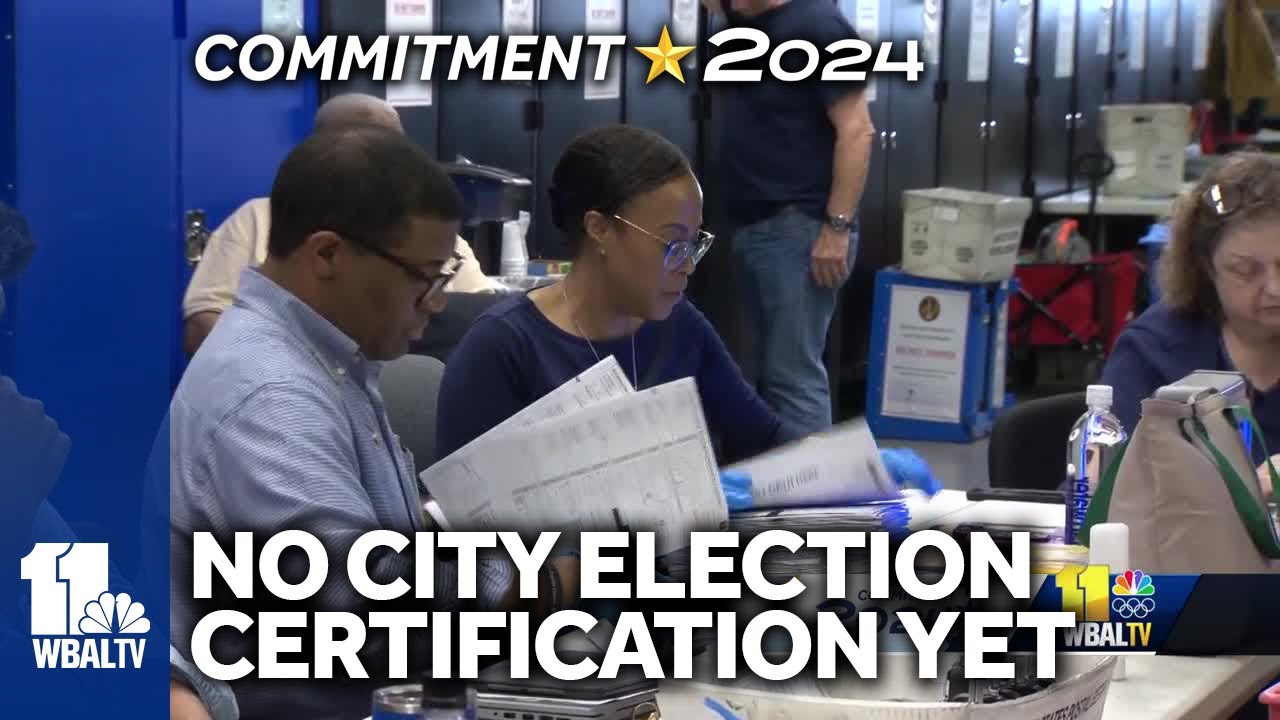 No certified election results in Baltimore yet