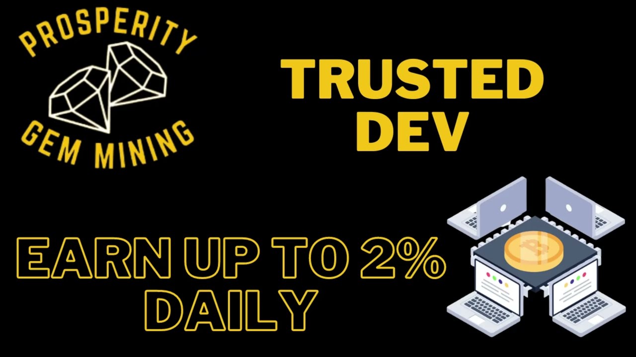 PROSPERITY GEM MINING|SUSTAINABLE?|TRUSTED DEV|EARN 2%DAILY|#ProsperityGemMining #CryptoMining
