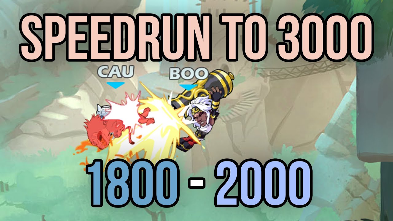 Brawlhalla Speedrun to 3000 ELO | 1800 - 2000