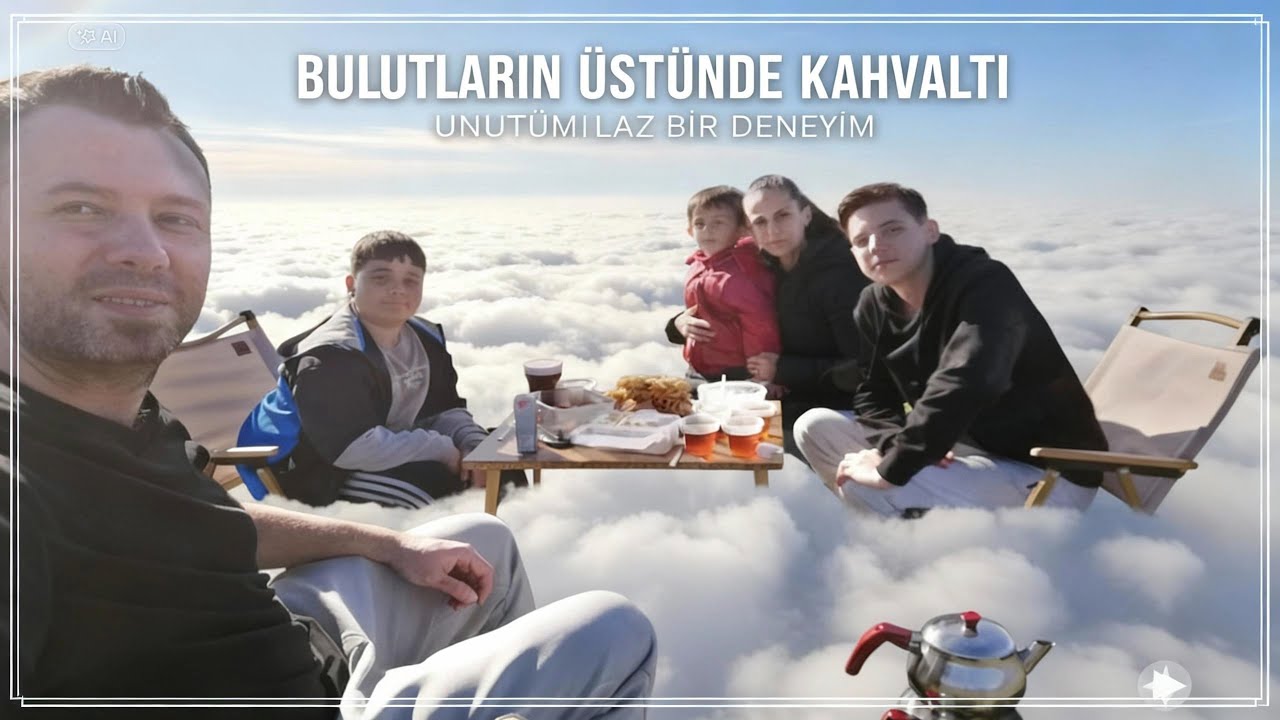Bulutların üzerinde kahvaltı ve Dupnisa Mağarasına YOLCULUK