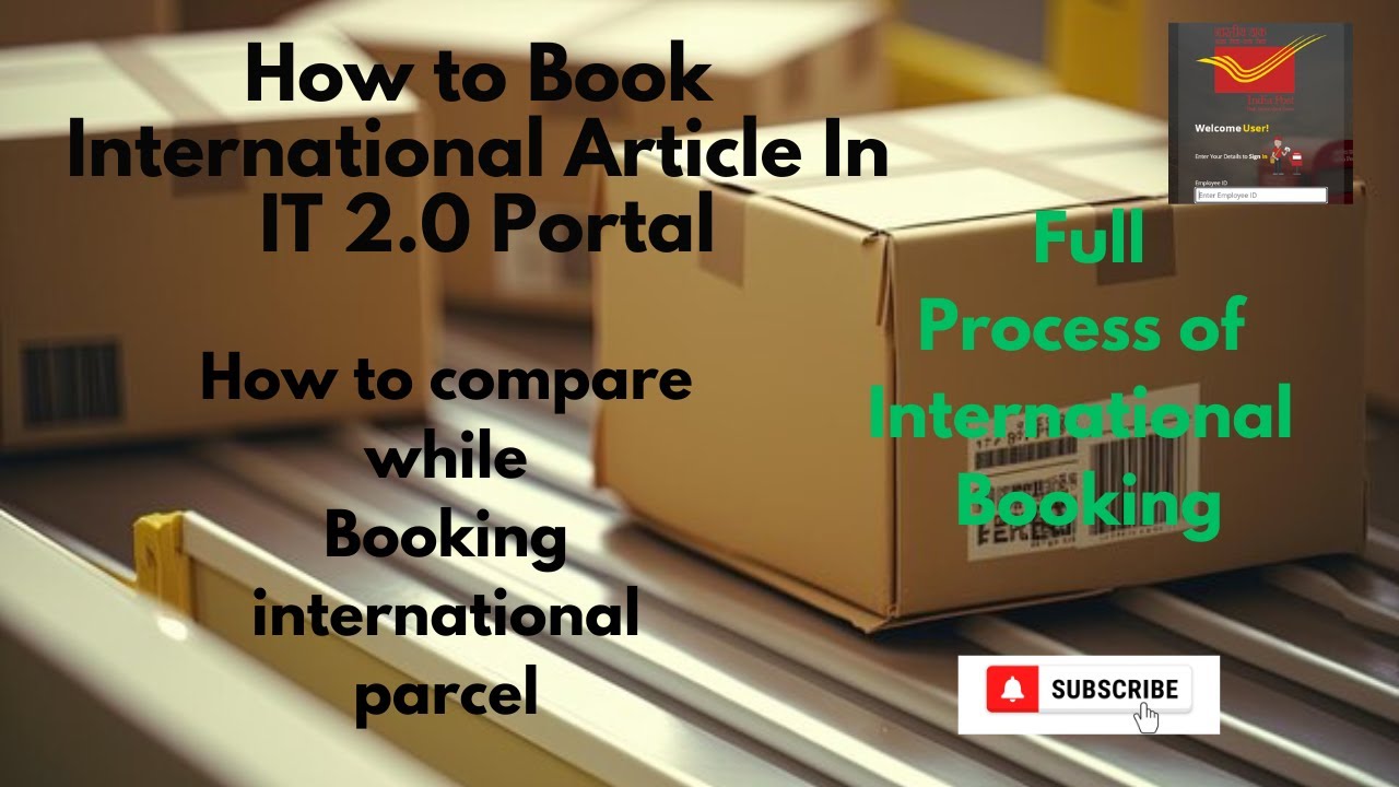 How to Book international article in IT 2.0 | International Article Booking in IT 2.0 Portal|