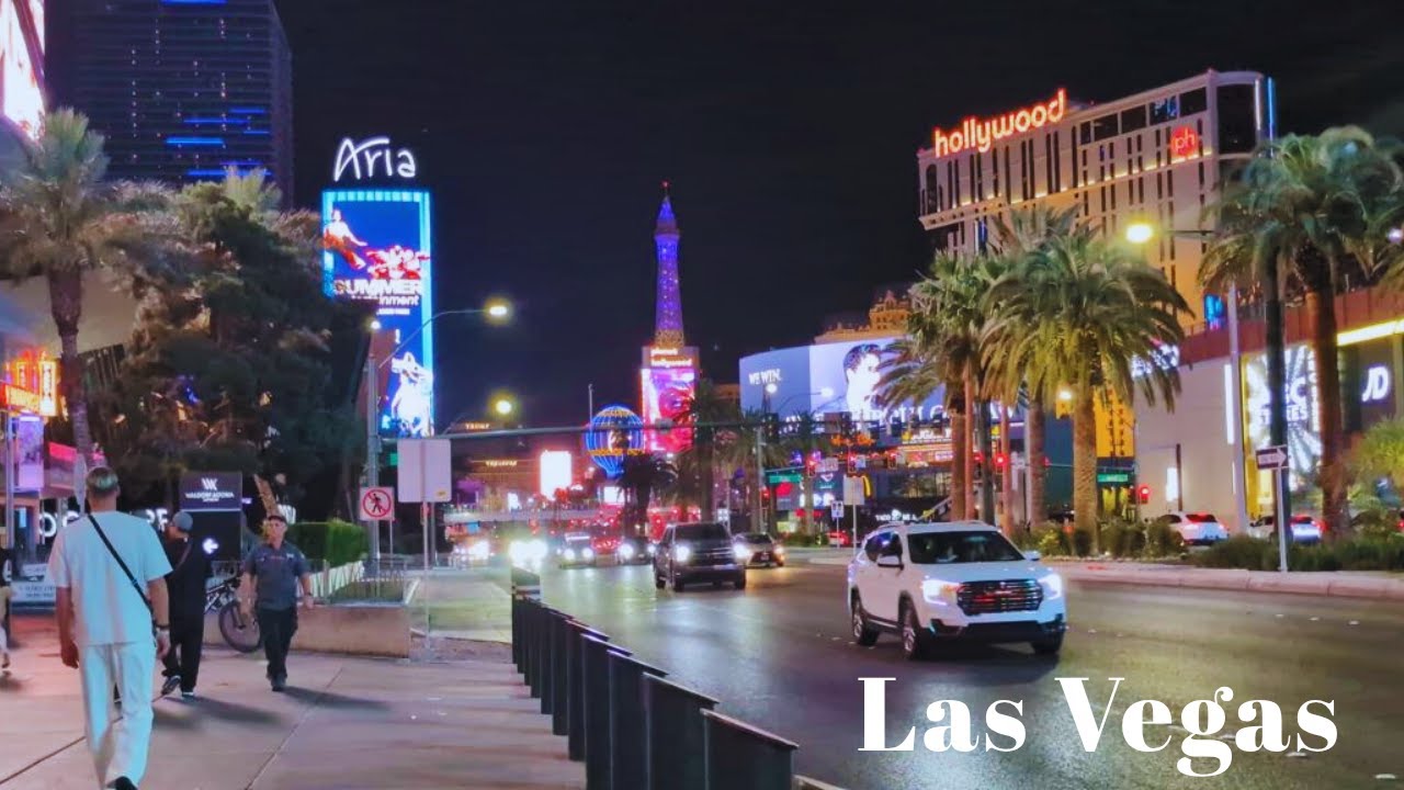 Las Vegas Strip Night Walking Tour | June 2025 | Las Vegas [4K HDR]