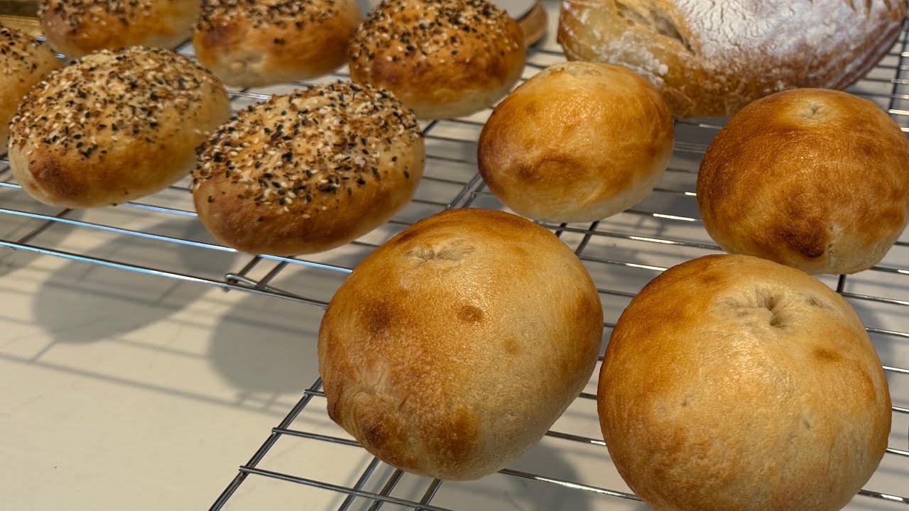 Making Sourdough Bagels