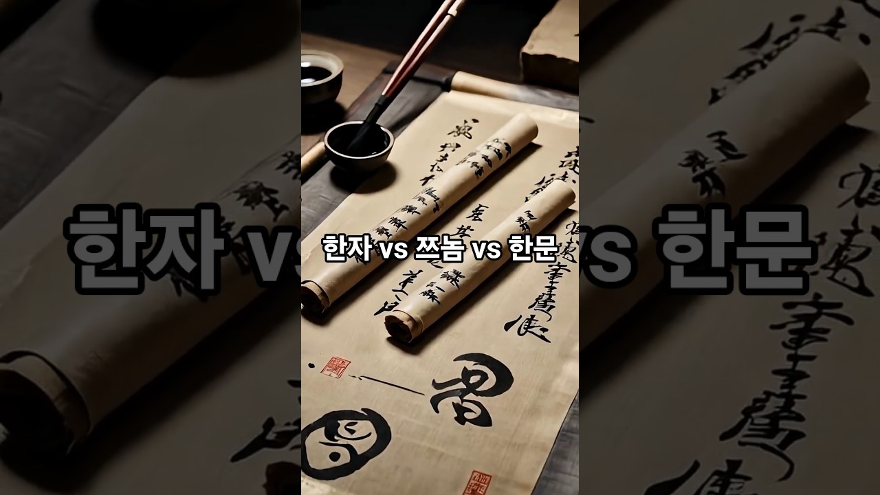 🇨🇳 한자 vs 🇻🇳 쯔놈 vs 🇯🇵 한문｜같은 뿌리, 다른 운명