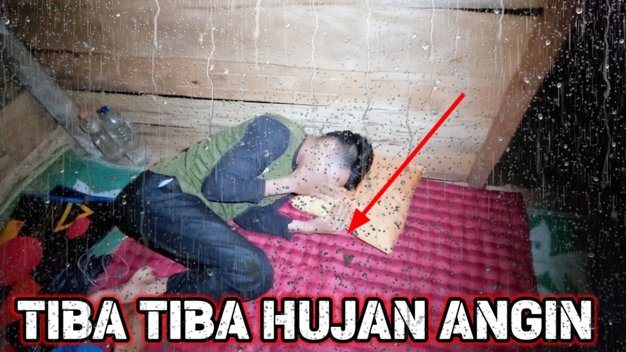 KEBANGUN TENGAN MALAM TIBA2 HUJAN ANGIN BERMALAM PONDOK KEBUN