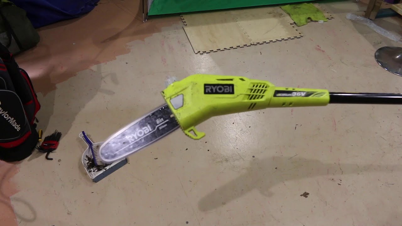 RYOBI Chain and pole saw tensioning