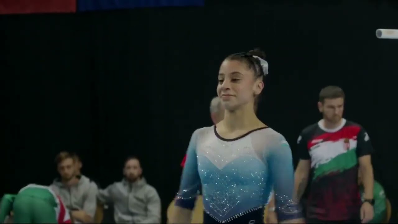 Emilia Acosta. 2025 Szombathely World Challenge Cup. FX
