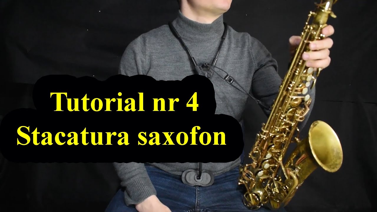 Tutorial saxofon 🎷#04-stacatura dublă