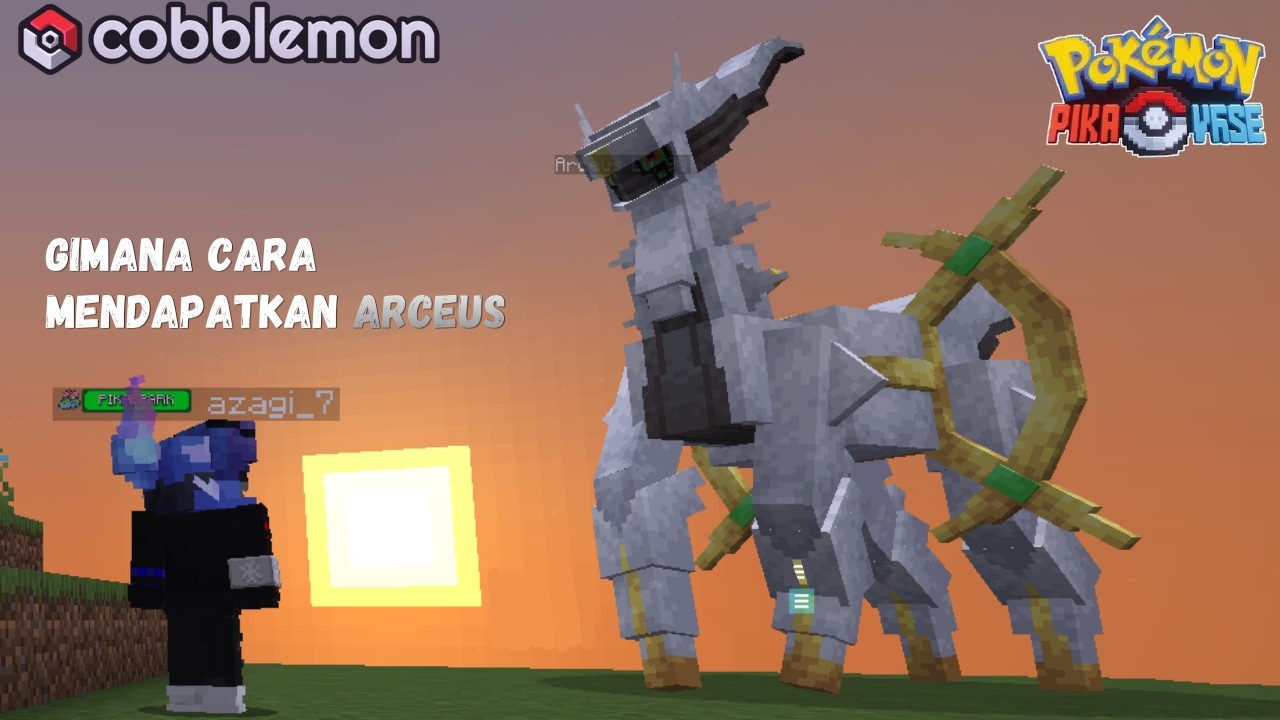 cara mendapatkan arceus di server pikaverse