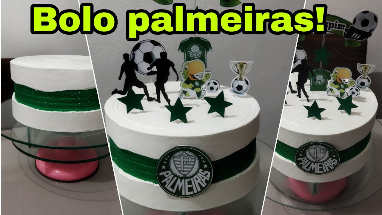 ✔️Bolo futebol,tema palmeiras!