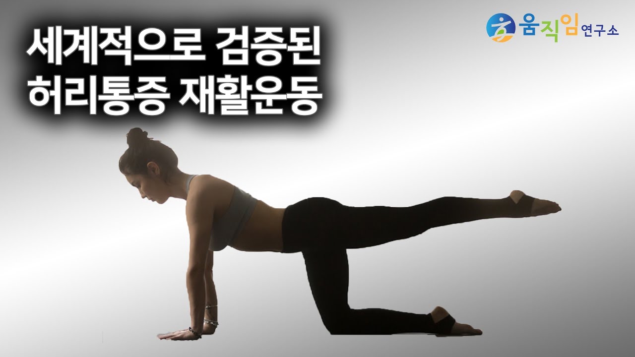 허리통증 없이 코어는 강화하고, 허리통증에서는 벗어나는 핵심운동 3단계