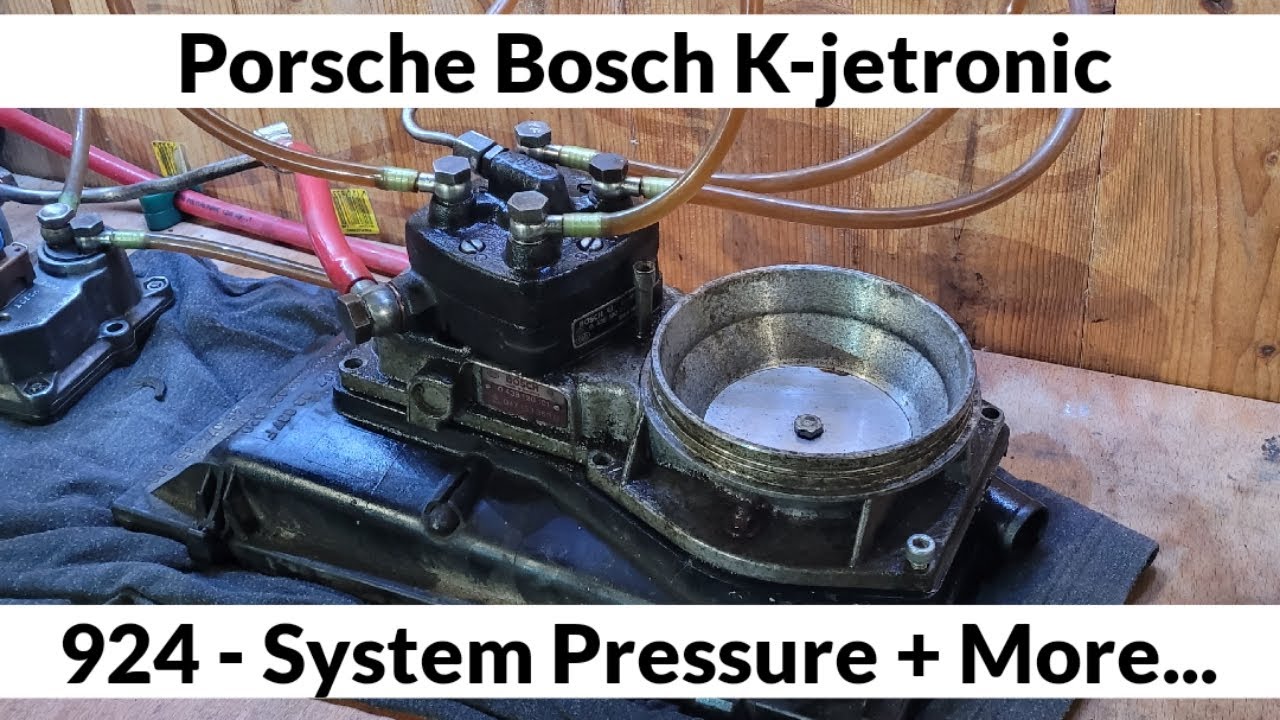 Porsche Bosch K-jetronic - 924 System Pressure + More