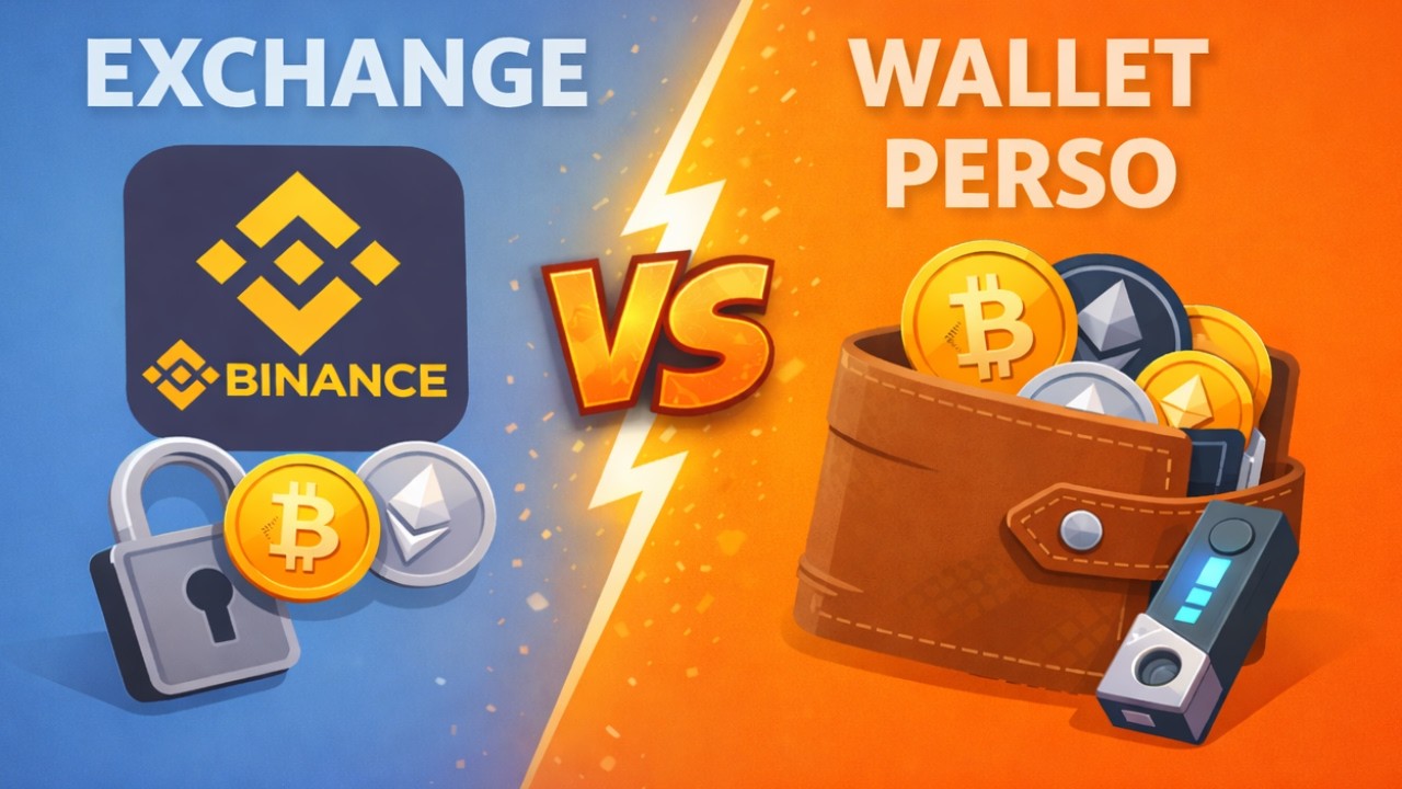 Exchange vs Wallet Perso : comment sécuriser ses cryptos sans se tromper