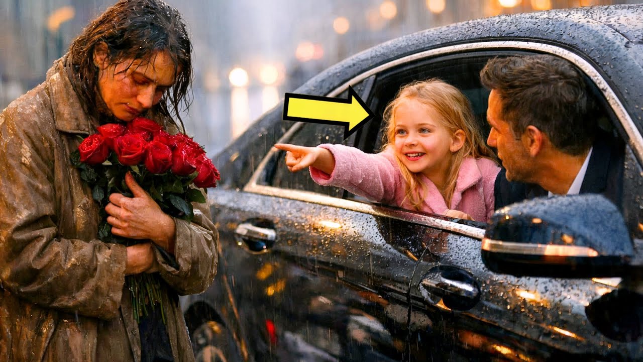 MUJER POBRE VENDÍA FLORES BAJO LA LLUVIA… HASTA QUE LA HIJA DEL RICO DIJO… PAPI CÓMPRAME TODAS