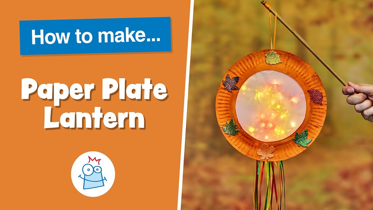 How To Make Paper Plate Lantern | Baker Ross