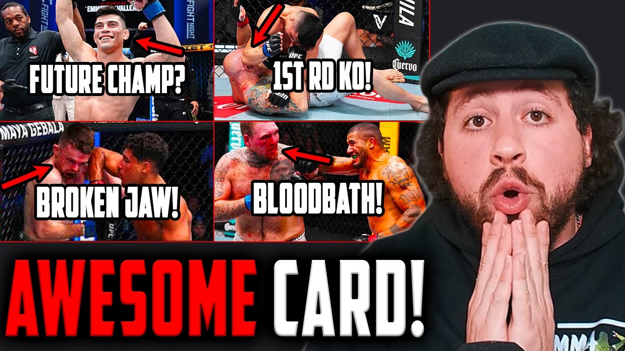 UFC Vegas 114 Recap Emmett vs Vallejos Post Fight Reaction & Breakdown