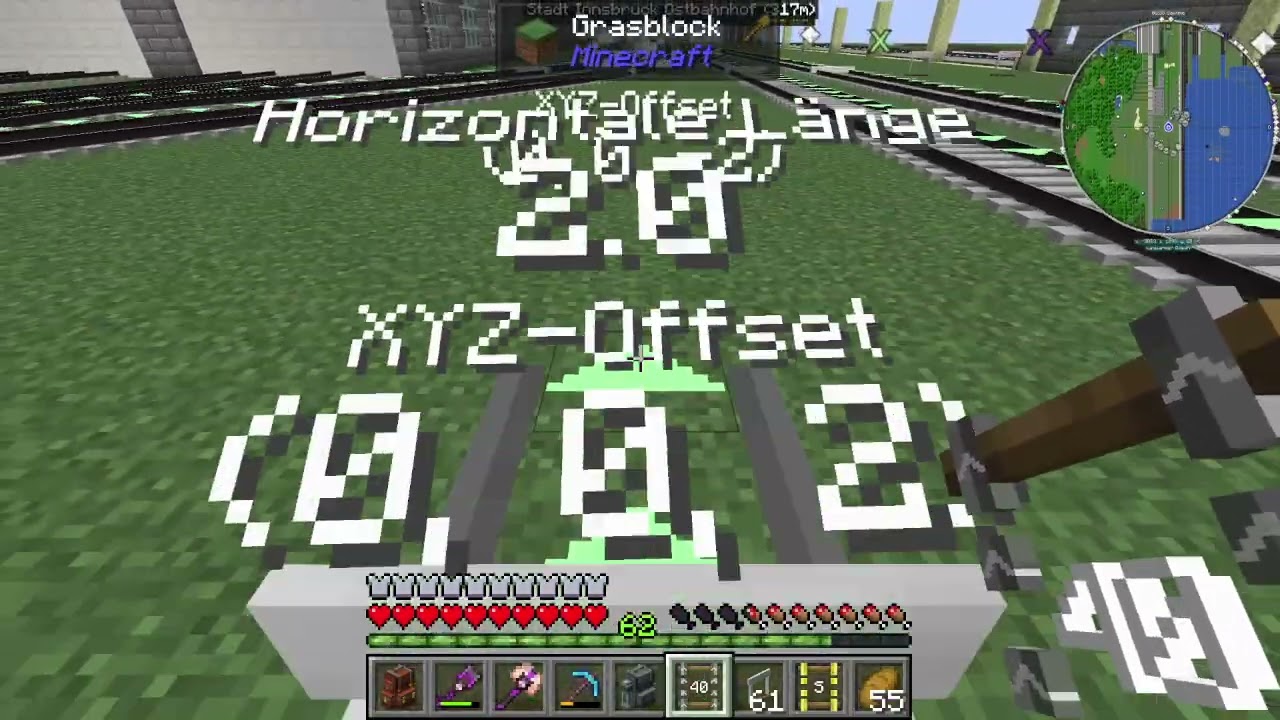 Minecraft Überlebensserver Heute Bauen wir weiter abstellgleise und an der Bahnstrecke bei Innsbruck