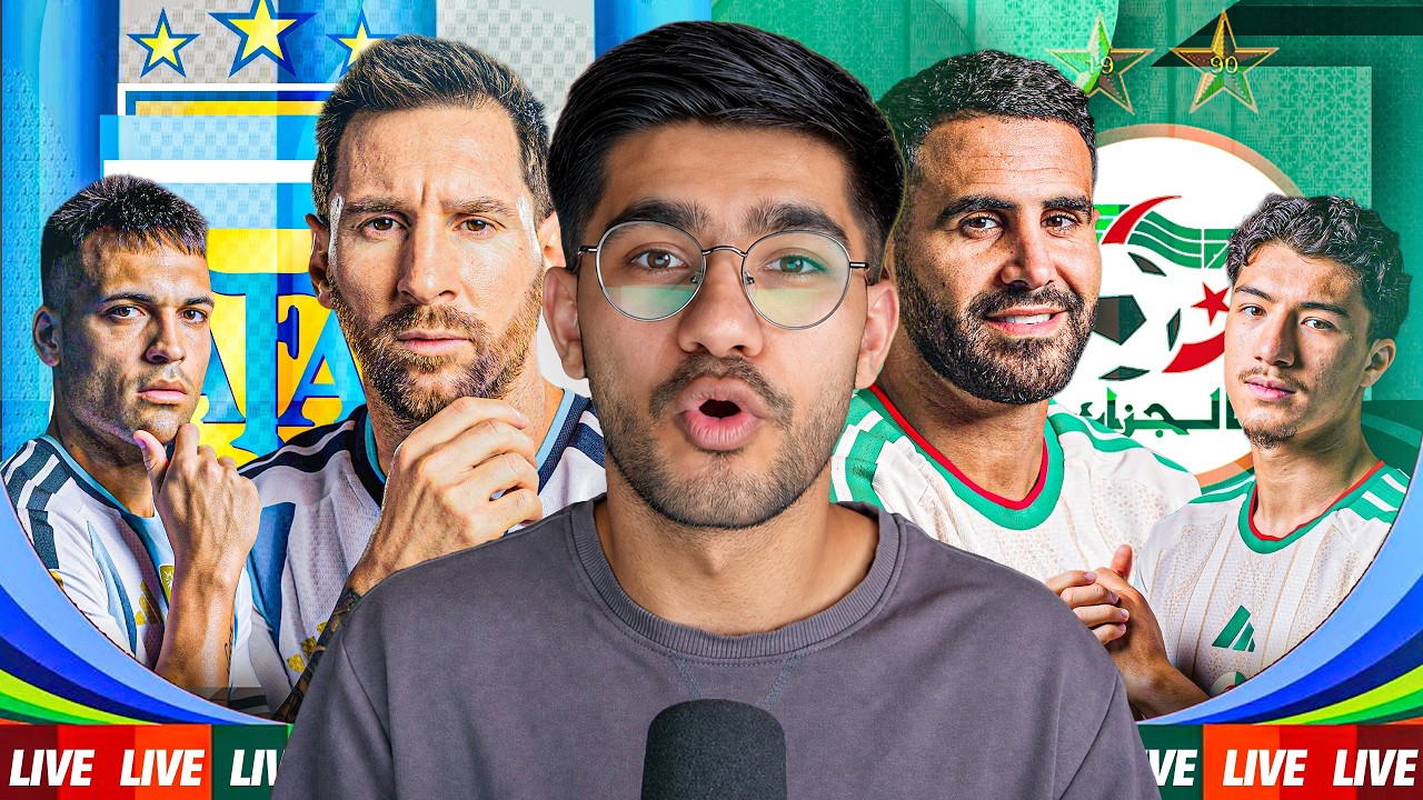 Argentina vs Algeria World Cup 2026 WATCHALONG LIVESTREAM