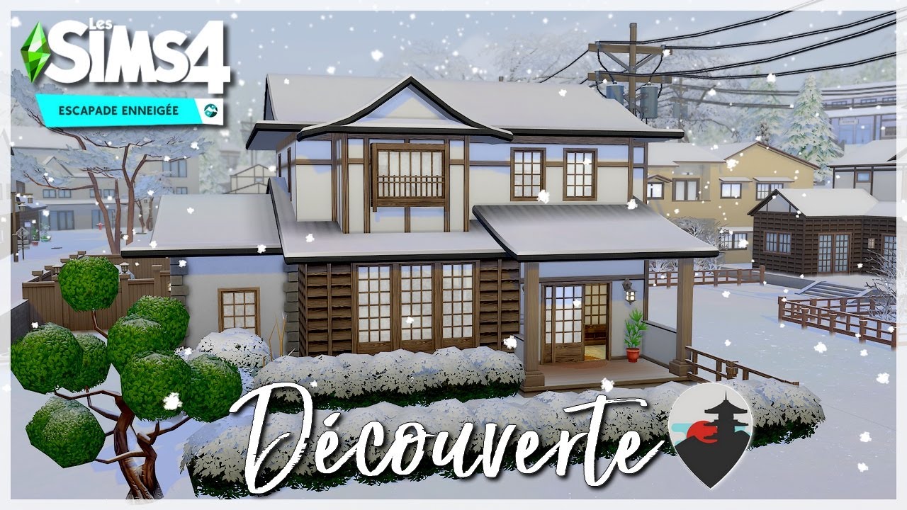 Les familles et les terrains de Mont Komorebi ❄ D&eacute;couverte Les Sims 4 Escapade Enneig&eacute;e