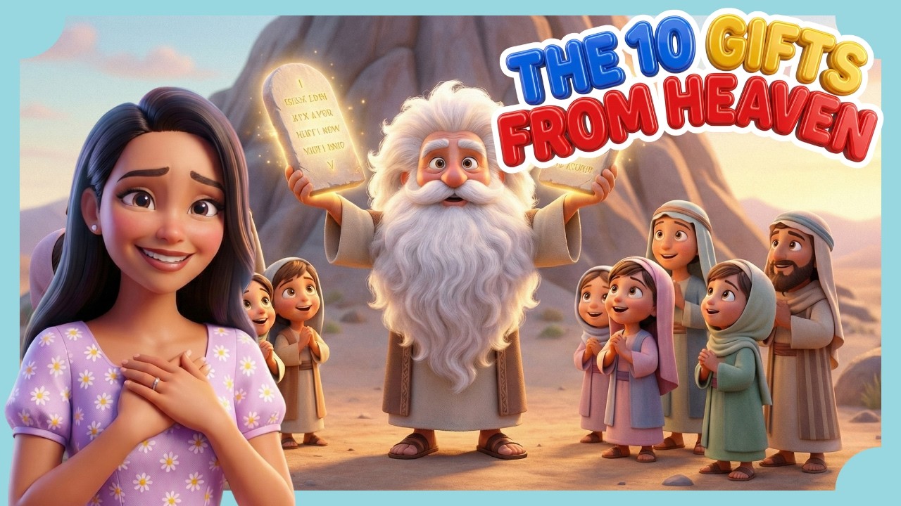 🎶 The Ten Commandments: Moses' Story for Kids - Little Kingdom Kids