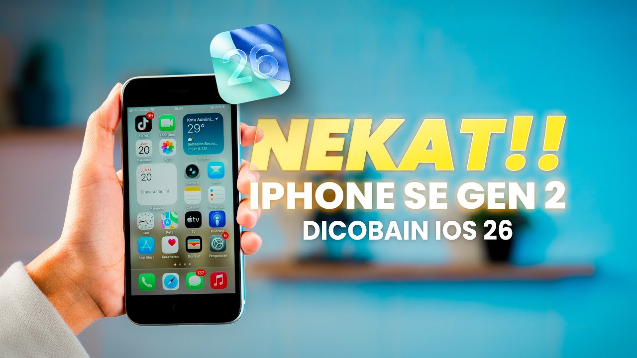 JANGAN UPDATE iOS 26 KALAU GAK SIAP KAYA GINI!!! REVIEW DI IPHONE SE GEN 2