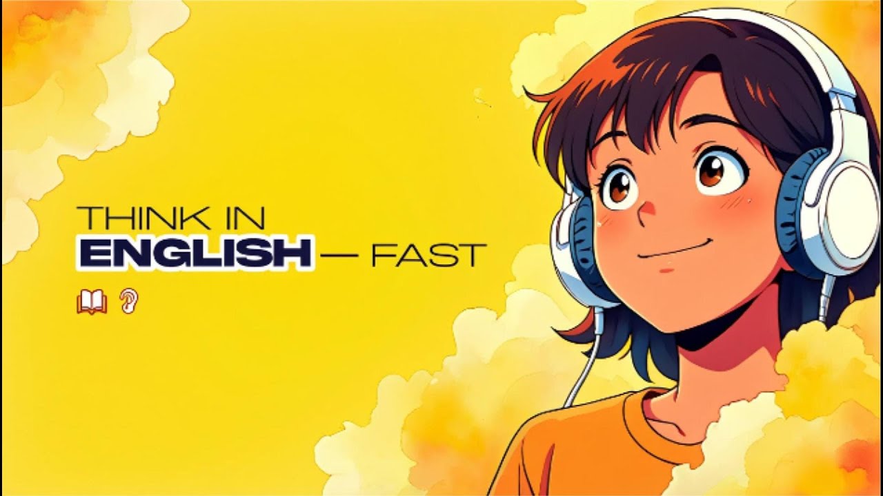 How to Think in English Fast | Stop Translating & Speak Naturally | Shadowing English Room