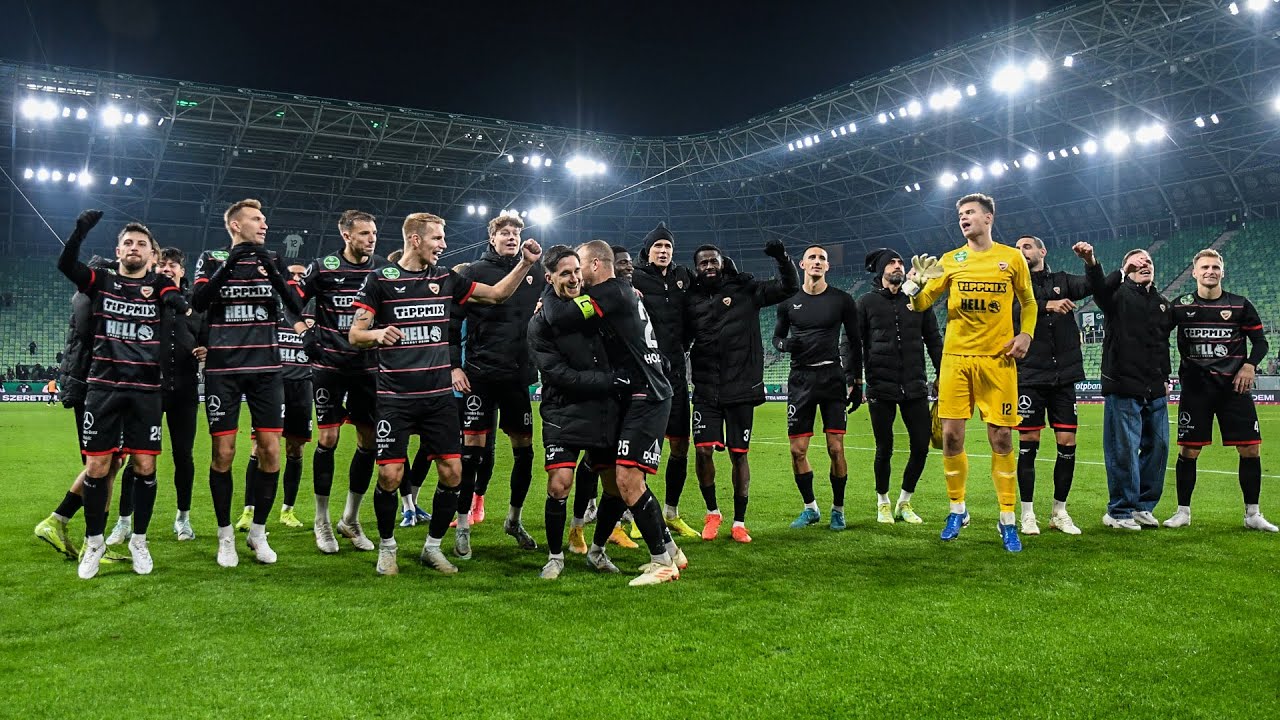 Közös ünneplés | FTC - DVTK | 3-3 | 2024.11.24. | OTP Bank Liga | DVTK TV