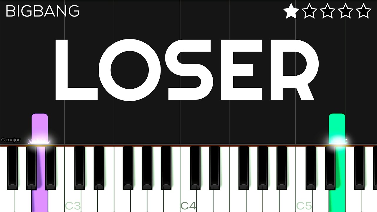 BIGBANG - LOSER | EASY Piano Tutorial