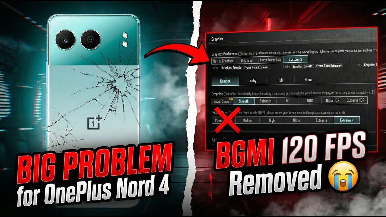 OnePlus Nord 4 Users Shocked! 😨 BGMI 120 FPS Gone | How to get 120 fps on OnePlus Nord 4 ?