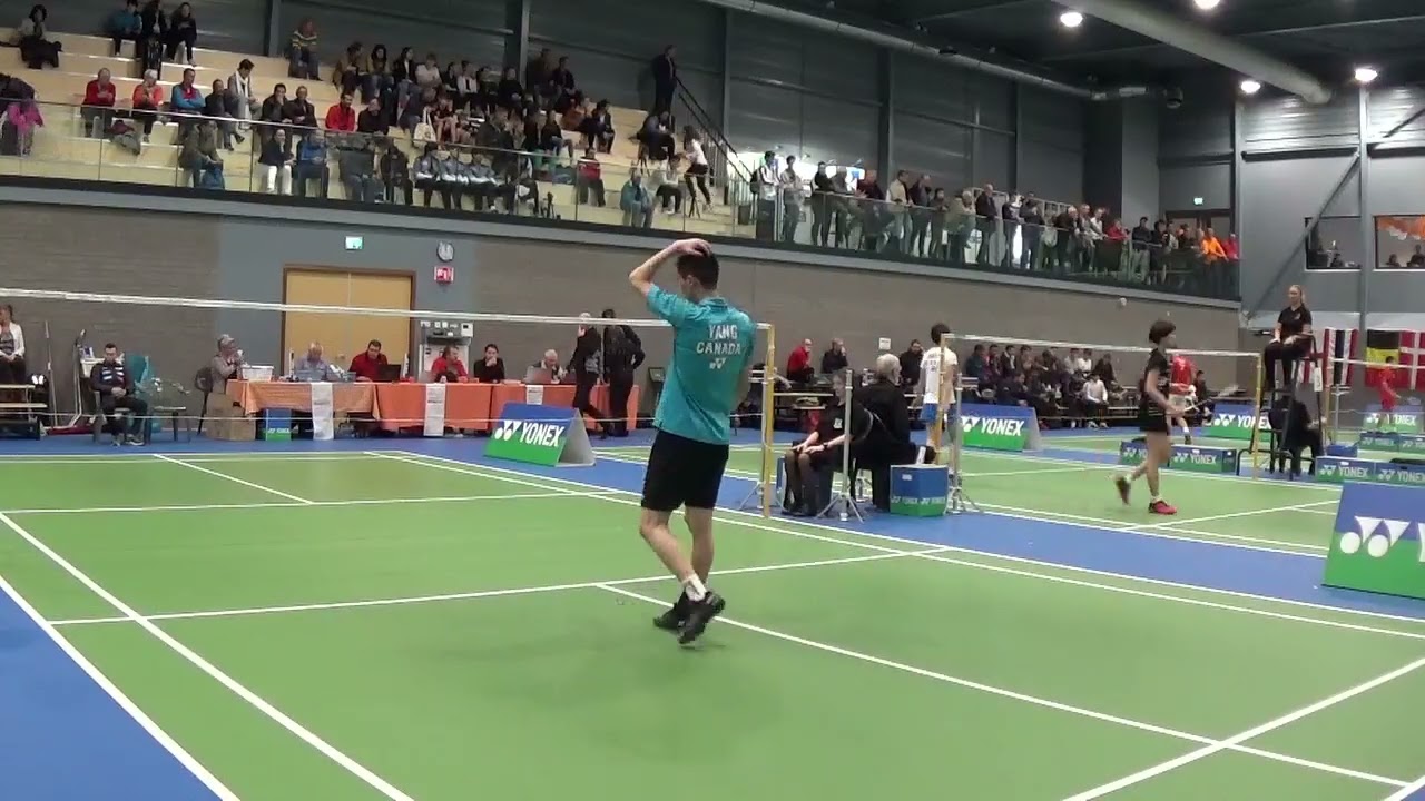 March 2, 2019 Dutch Junior Grand Prix R16 Brian Yang (CAN) vs  Muhammad Aldo Apriyandi (INA)